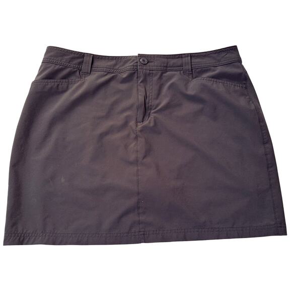 Eddie Bauer Women's Adventurer 2.0 Skort, Charcoal Gray, Size 14 - Picture 1 of 5